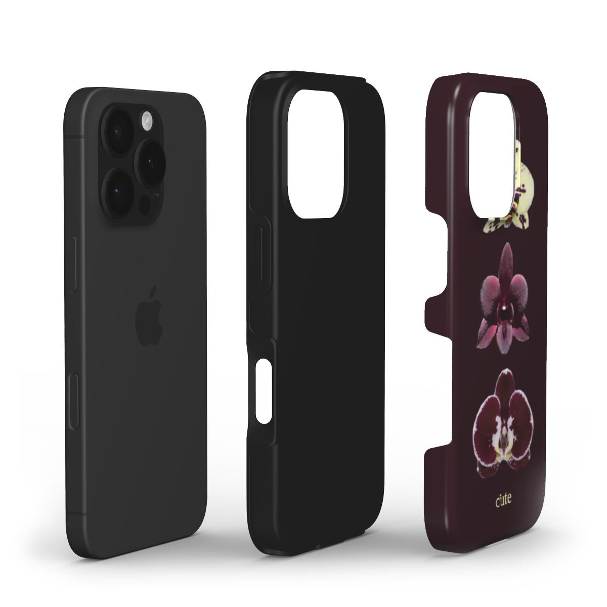 Burgundy Bloom phone case