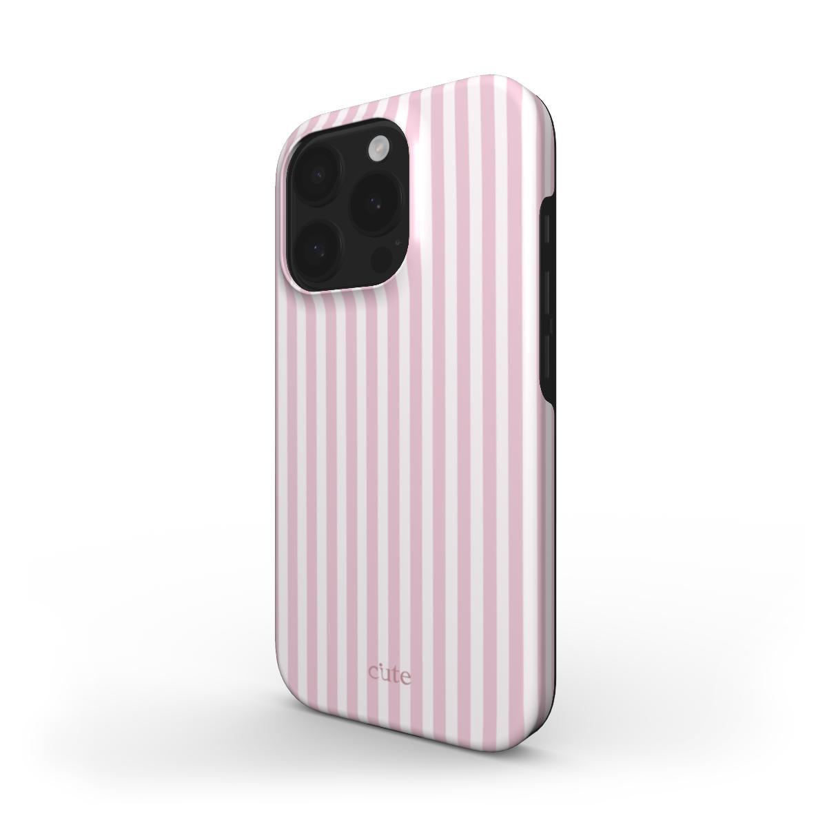 Light Pink Stripes Magsafe phone case