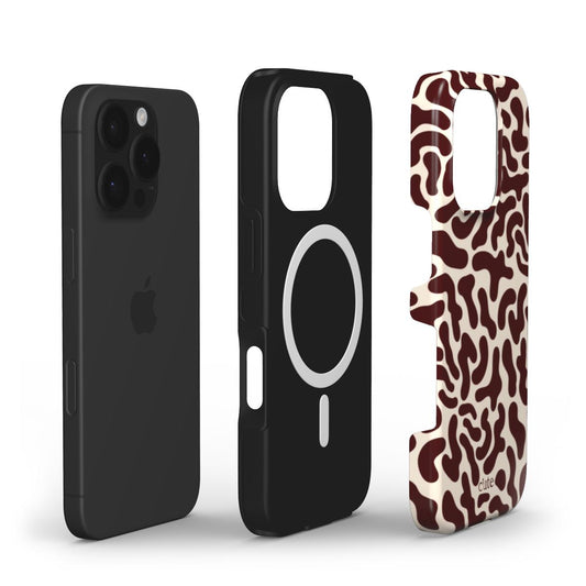 Burgundy Elegance Magsafe phone case