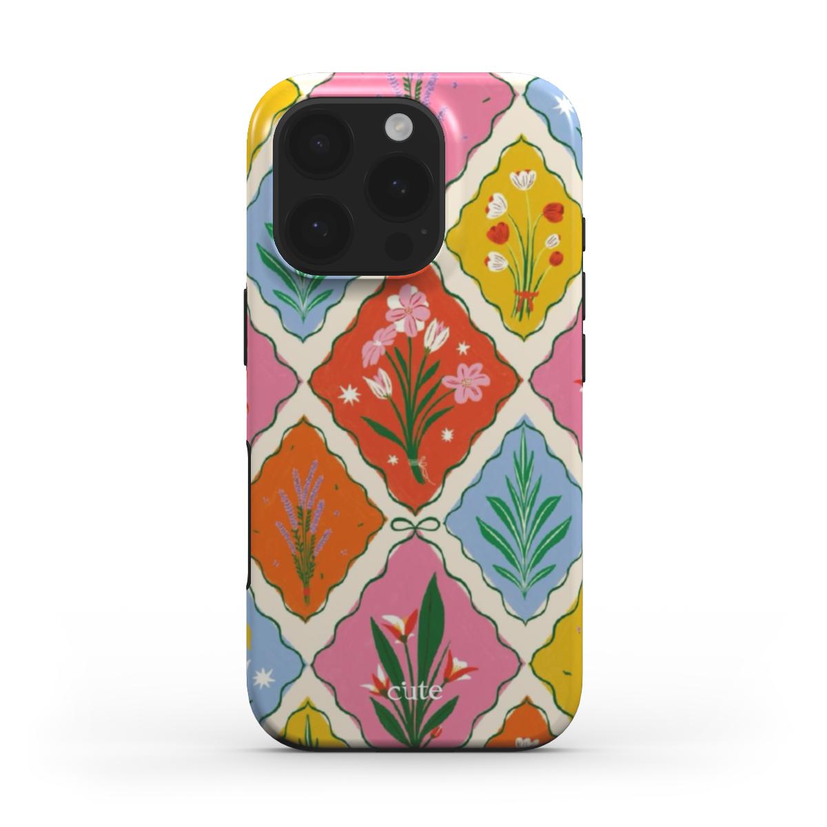 Spring Mosaic magsafe phone case