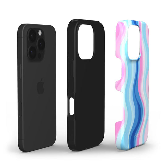 Pastel Waves phone case
