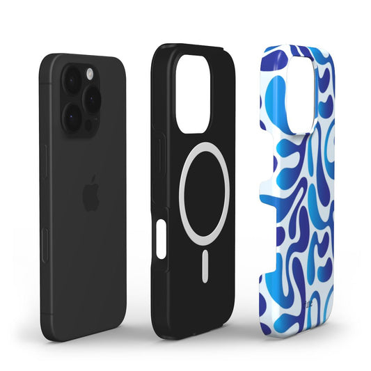 Blue Splash magsafe phone case