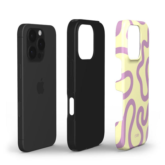 Mauve Maze phone case