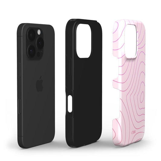 Pink Contour phone case
