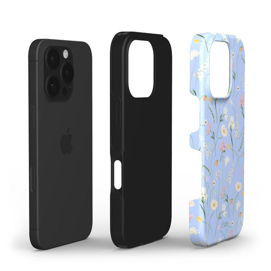 Sky Blue Wildflowers phone case