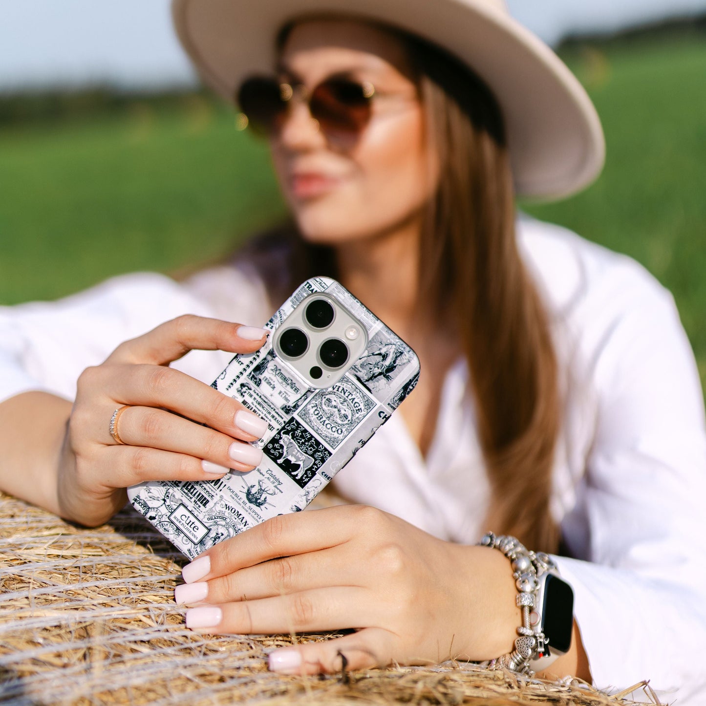 Vintage Press Magsafe phone case