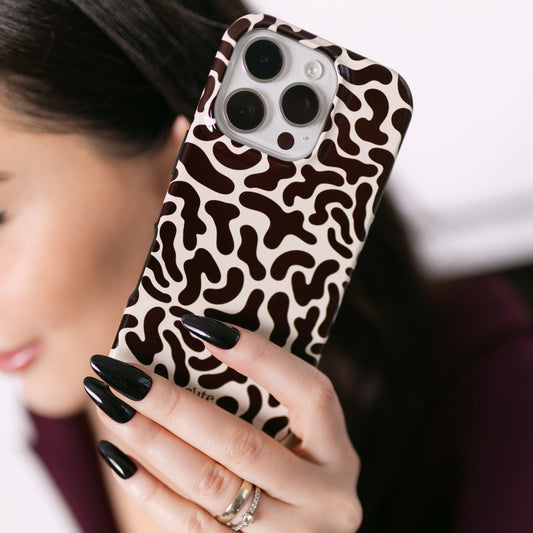 Burgundy Elegance phone case