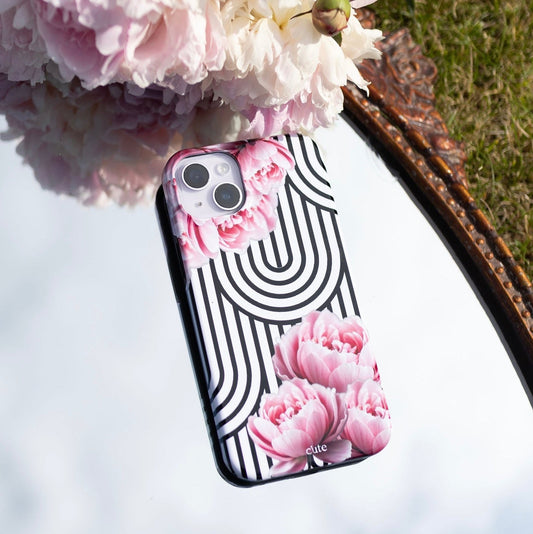 Peony Contrast phone case
