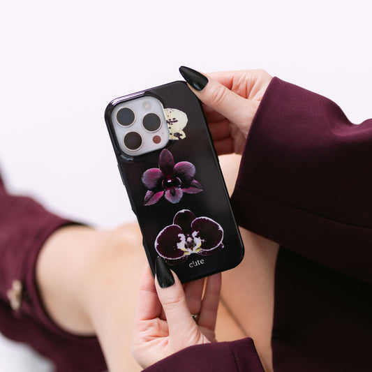 Burgundy Bloom phone case