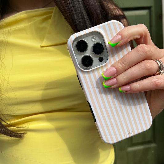 Yellow Stripes phone case