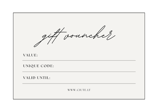 Skaitmeninis dovanų kuponas