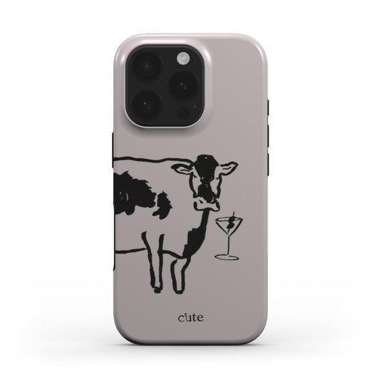 Moo-tini phone case