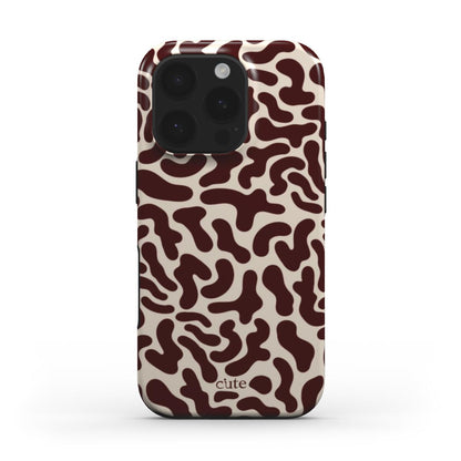 Burgundy Elegance phone case