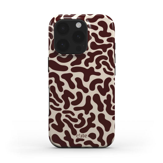 Burgundy Elegance phone case