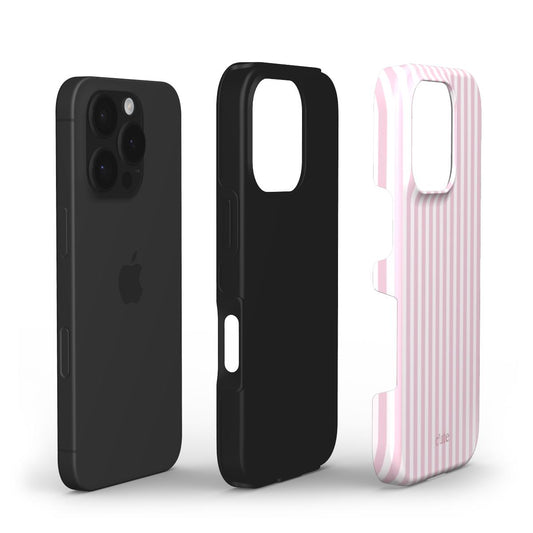 Light Pink Stripes phone case