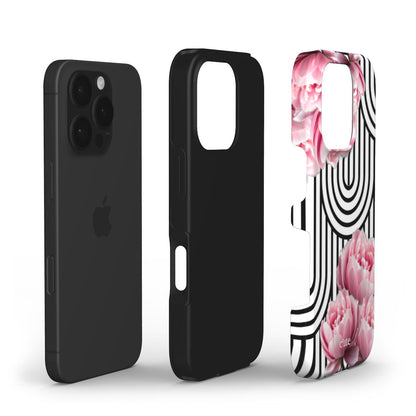 Peony Contrast phone case