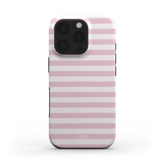 Soft Pink Lines phone case