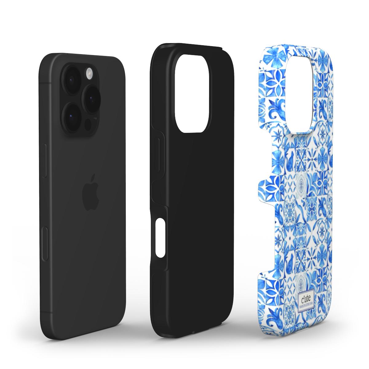 Santorini Tiles phone case