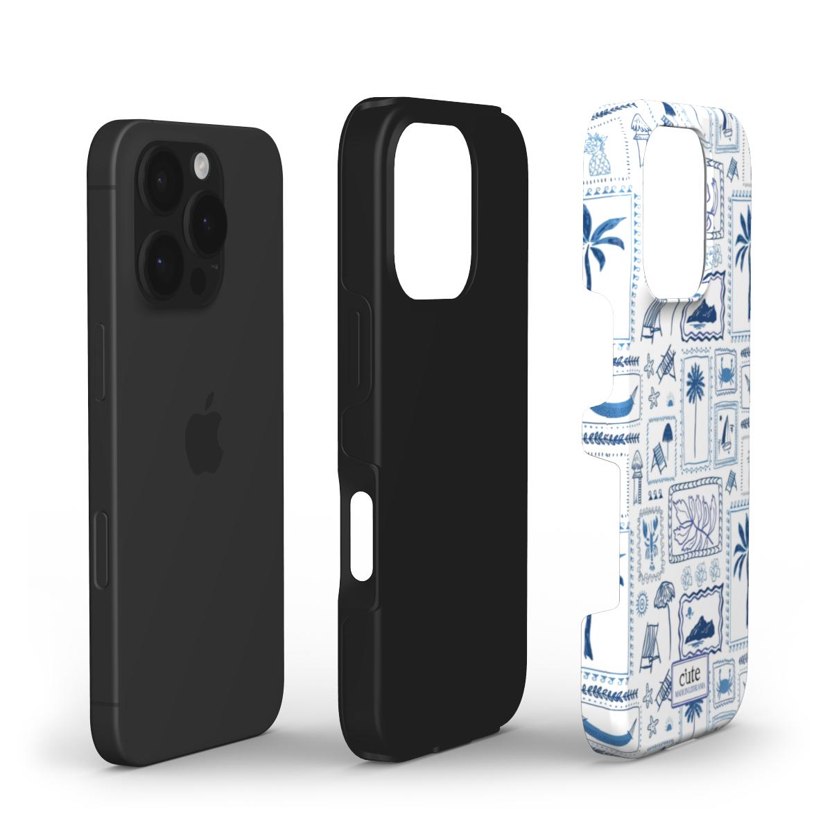 Santorini Blue phone case