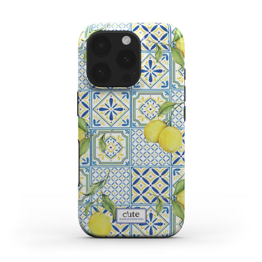 Lemon Tiles phone case