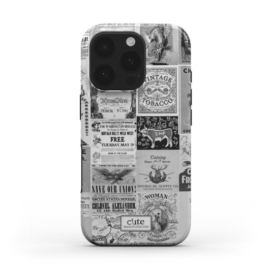 Vintage Press phone case