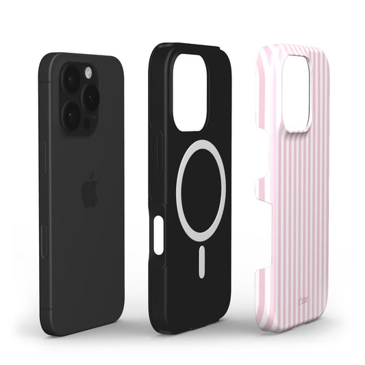 Light Pink Stripes Magsafe phone case