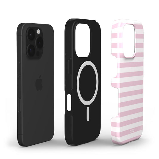 Soft Pink Lines Magsafe phone case