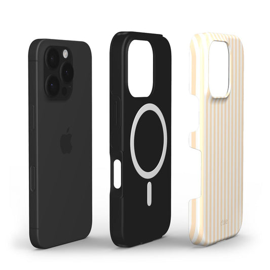 Yellow Stripes Magsafe phone case