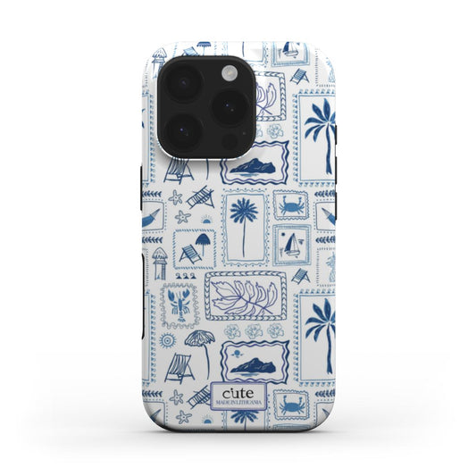 Santorini Blue Magsafe phone case