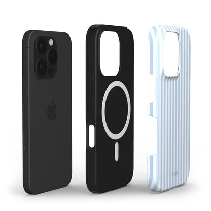 Blue Stripes Magsafe phone case