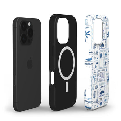 Santorini Blue Magsafe phone case