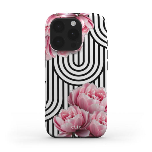 Peony Contrast Magsafe phone case