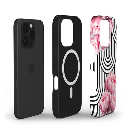 Peony Contrast Magsafe phone case