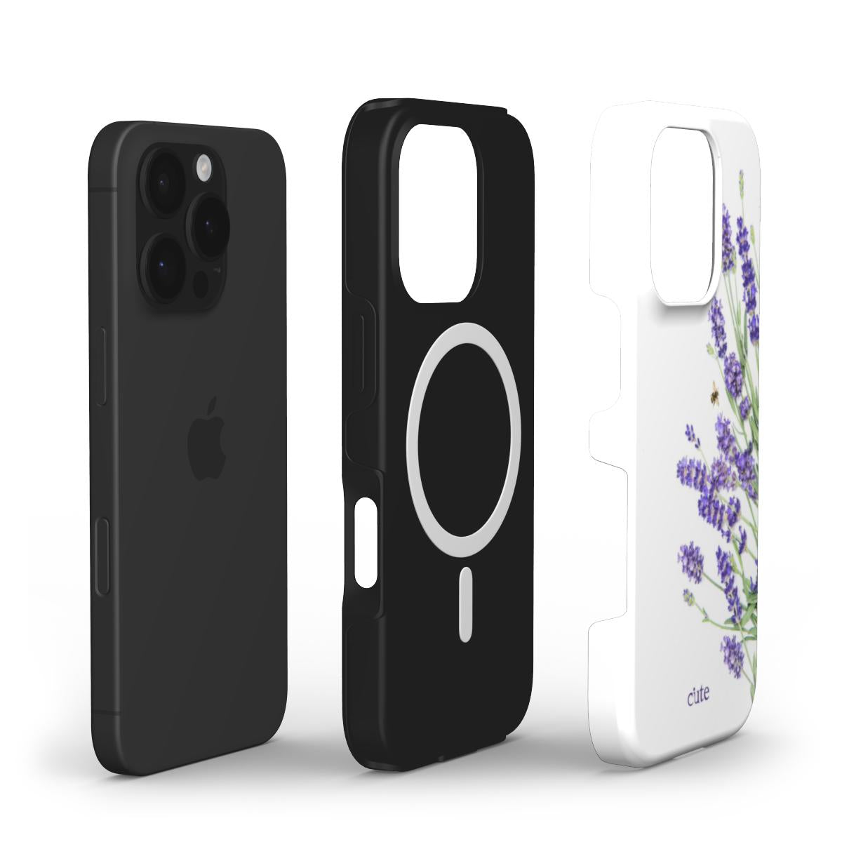 Lavender Elegance Magsafe phone case