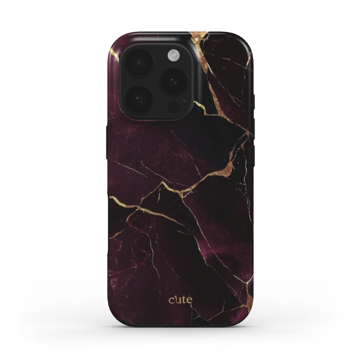 Burgundy Luxe phone case