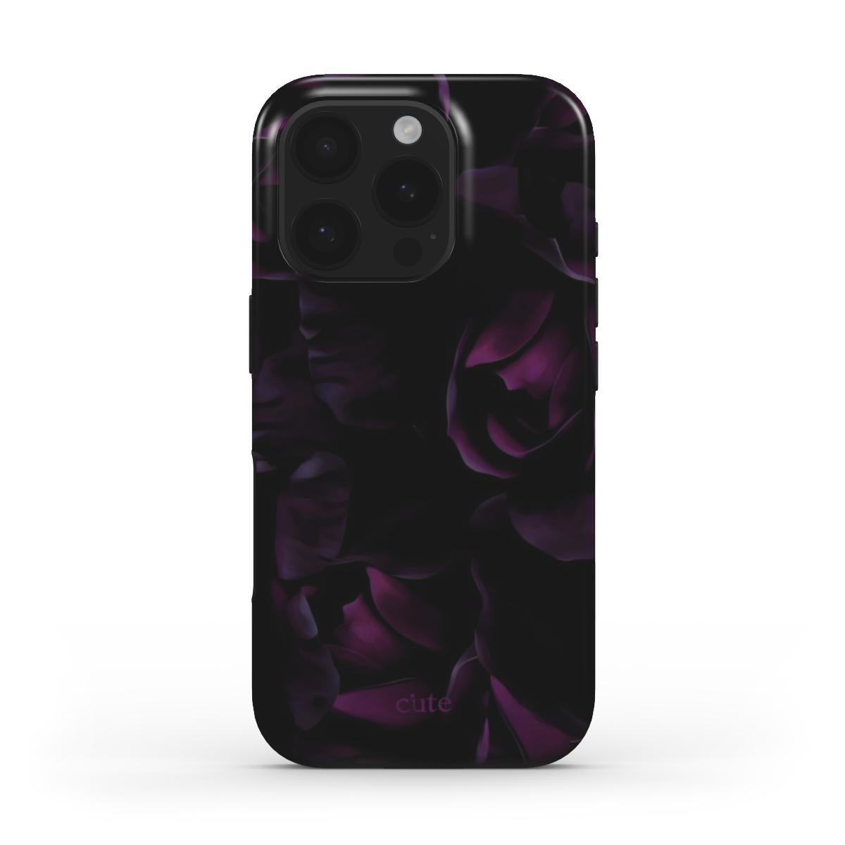 Midnight Orchid phone case
