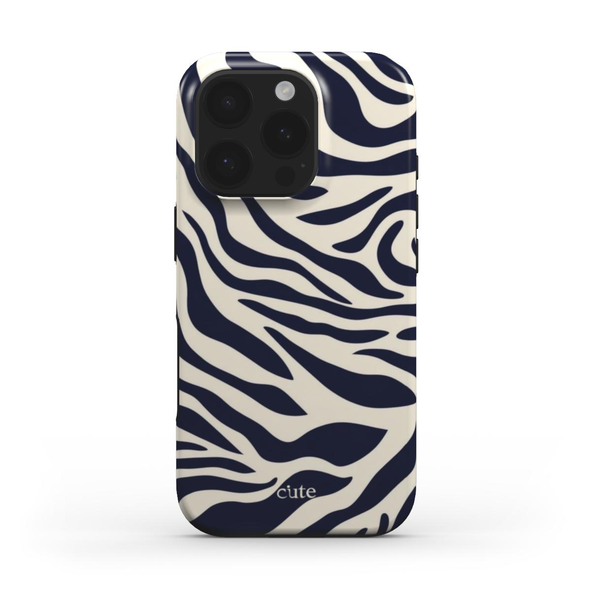 Navy Waves magsafe phone case