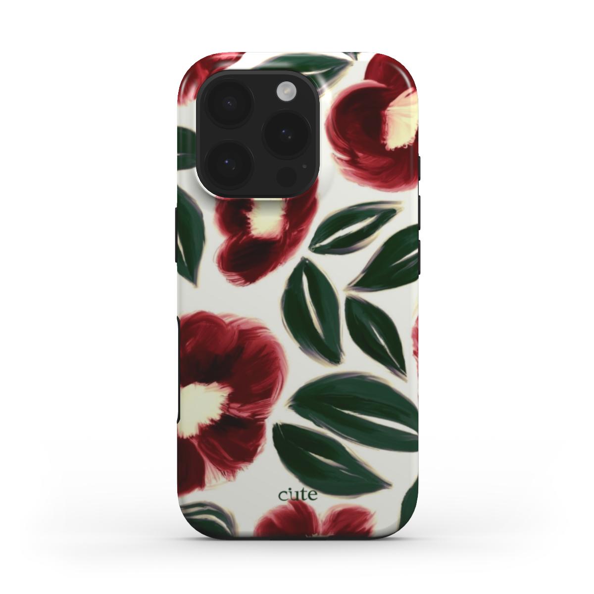 Winter Bloom phone case