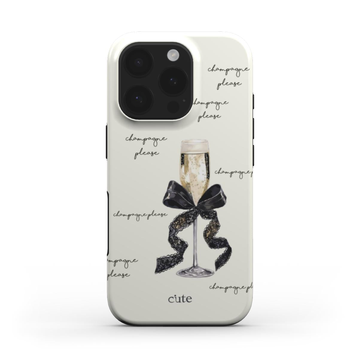 Champagne Please phone case