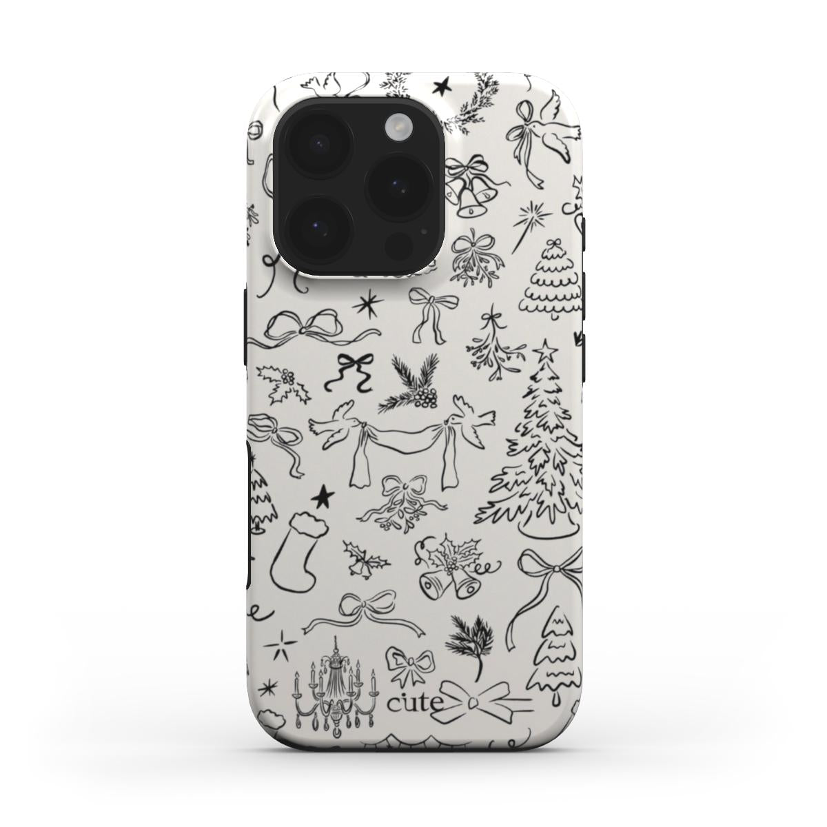 Winter Sketch phone case