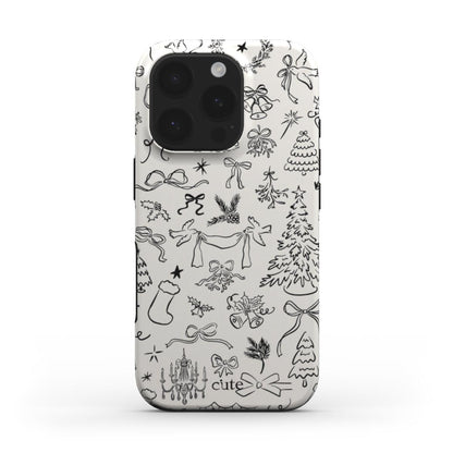 Winter Sketch phone case