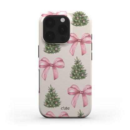 Pink Christmas phone case