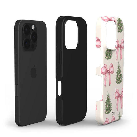 Pink Christmas phone case