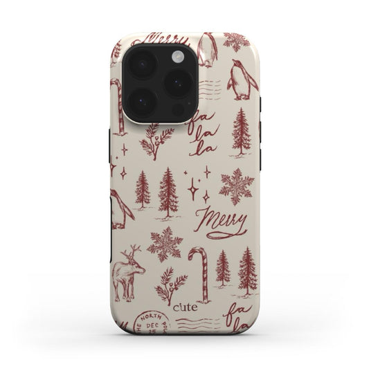 Vintage Christmas phone case