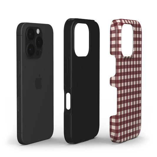 Winter Check phone case