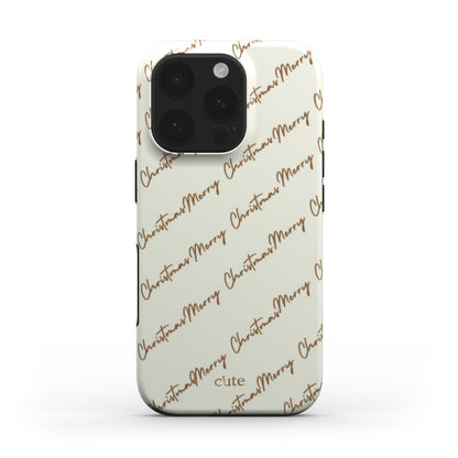 Merry Christmas II phone case