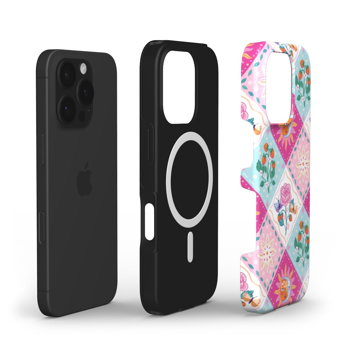 Strawberry Sun magsafe phone case