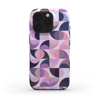 Lavender Circles magsafe phone case