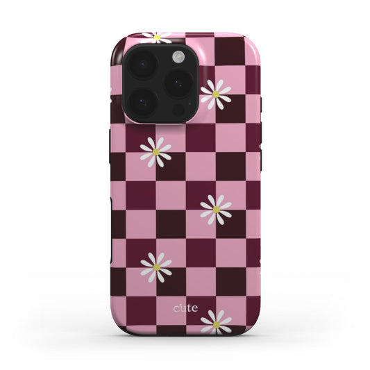 Cherry Checker Bloom magsafe phone case