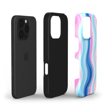 Pastel Waves phone case